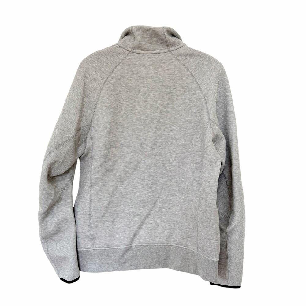 Nike Tech Gray Pullover Quarter Zip Sweatshirt Sz… - image 6